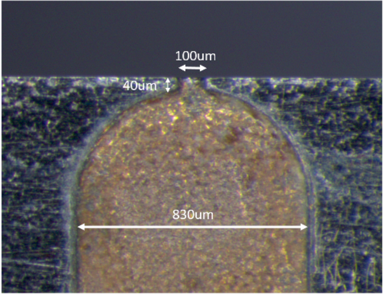 従来加工によるタングステン製マイクロ流体部品