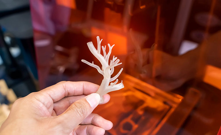 医療機器開発において3Dプリンタが注目されている