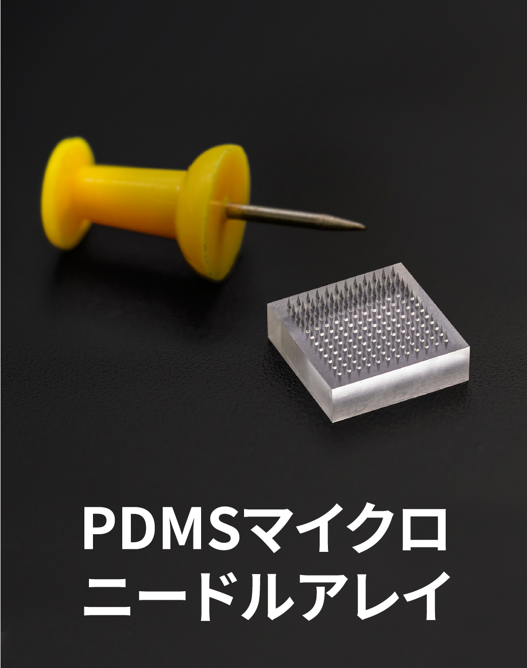 PDMSマイクロニードルアレイ